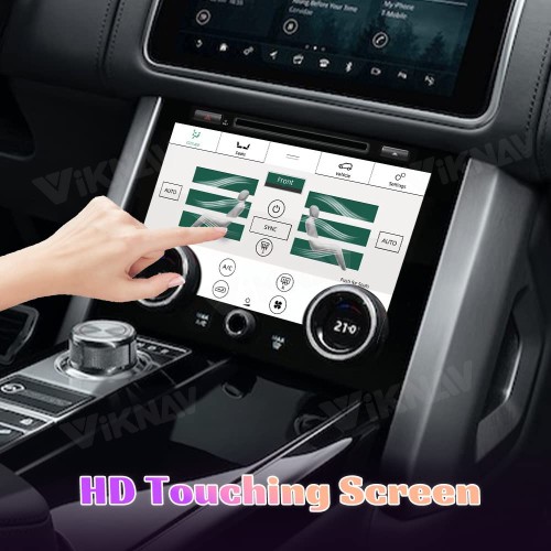 Viknav Ship From USA For Land Rover Range Rover Vogue L405 Air Conditioning Climate Control AC Panel 10.4 Inch LCD Touch Screen 2013-2017 Year (With CD)