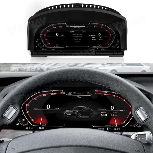 Viknav Ship From USA Car LCD Digital Dashboard for BMW 7 Series E65 E66 2002 2003 2004 2005 2006 2007 2008 Panel Instrument Cluster Cock Speedometer