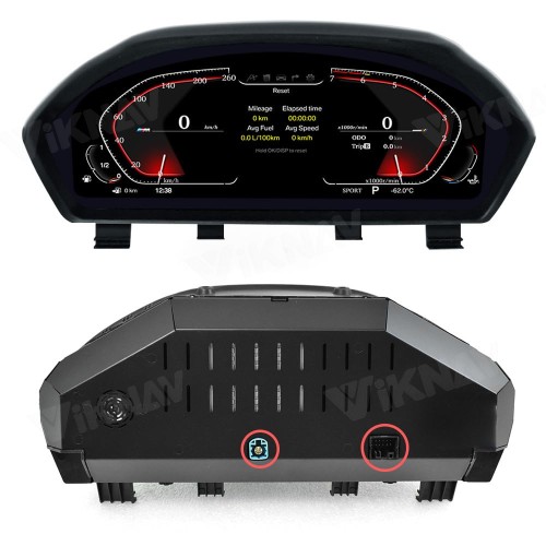 Viknav Ship From USA For BMW 3 Series F30 F31 F32 F34 F35 2013 2014 2015 2016 2017 Car Digital Cluster Instrument LCD Speed Meter Dashboard Upgrade HD Screen