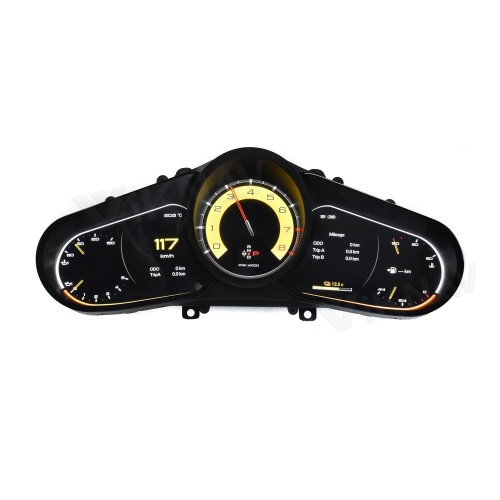 Viknav Ship From USA Car Digital Cluster Instrument For Porsche Cayenne 2011-2017 Car Speed Meter Screen Instrument Replacement HD Screen (For 2011-2016 Year)