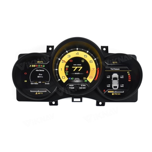 Viknav Ship From USA Car Digital Cluster Instrument for Porsche Macan 2012-2023 Linux System Car Speed Meter Screen Instrument Replacement For Cayman Boxster 2012-2022