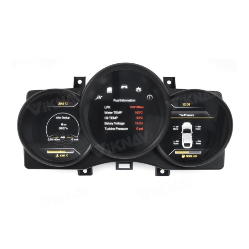 Viknav Ship From USA Car Digital Cluster Instrument for Porsche Macan 2012-2023 Linux System Car Speed Meter Screen Instrument Replacement For Cayman Boxster 2012-2022