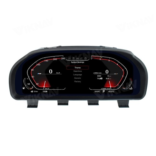 Viknav Ship From USA  Full LCD Screen Digital Instrument Cluster For BMW 5 6 7 Series X3 X4 X5 X6 Original Car Information Display Digital Cluster Speedometer