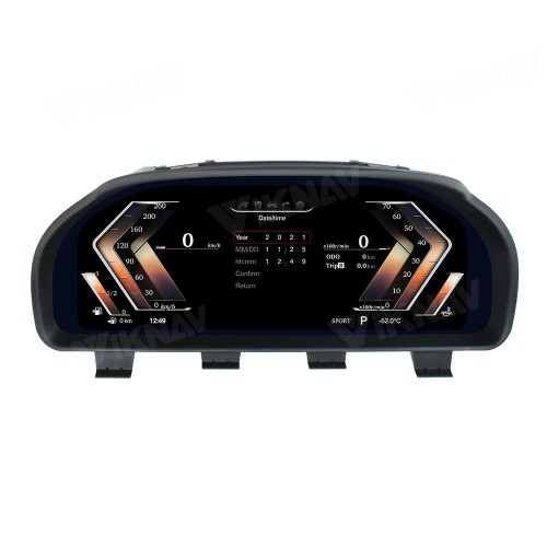 Viknav Ship From USA  Full LCD Screen Digital Instrument Cluster For BMW 5 6 7 Series X3 X4 X5 X6 Original Car Information Display Digital Cluster Speedometer