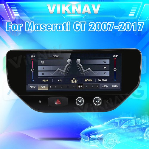 Viknav AC Panel Car Climate Control For Maserati GT GC GranTurismo 2007-2017 Air Conditioning Screen LCD Digital Display