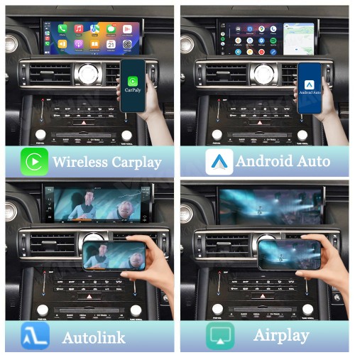 Viknav Linux System For Lexus IS 2005-2019 Wireless Apple CarPlay Android Auto Stereo Only Support Original Car Screen