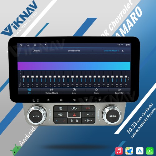 Viknav 10.33 inchCar Radio For Chevrolet Camaro 2010-2015 Android Auto Wireless Carplay touch screen head unit Multimedia player