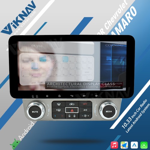 Viknav 10.33 inchCar Radio For Chevrolet Camaro 2010-2015 Android Auto Wireless Carplay touch screen head unit Multimedia player