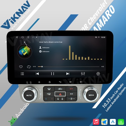 Viknav 10.33 inchCar Radio For Chevrolet Camaro 2010-2015 Android Auto Wireless Carplay touch screen head unit Multimedia player