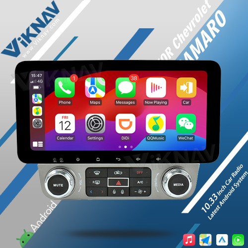 Viknav 10.33 inchCar Radio For Chevrolet Camaro 2010-2015 Android Auto Wireless Carplay touch screen head unit Multimedia player