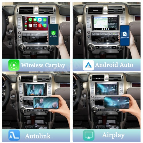 Viknav Linux Interface Box For Lexus GX 2014 -2020 Wireless Apple CarPlay Android Auto Only Support Original Car Screen