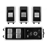 Viknav Ship From USA Power Window Lifter Control Switch Button LCD Panel Car Window Lift Switch Kit For Range Rover L494 Vogue Sport L405 Discovery 5