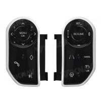 Viknav Ship From USA Car Steering Wheel Buttons Switch for Land Rover Vogue HSE Sport Discovery 5 LR5 L405 L494 2013-2017 Steering Wheel Key Control Switch Touch Button Replacement