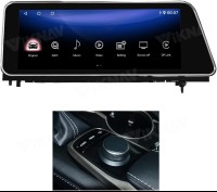 Viknav Ship From USA 128GB Android Radio For Lexus RX300 RX350 RX450H 2016-2019 Head Unit CarPlay Stereo Screen Head Unit Android Auto Touch Screen Upgrade (Knob Version)