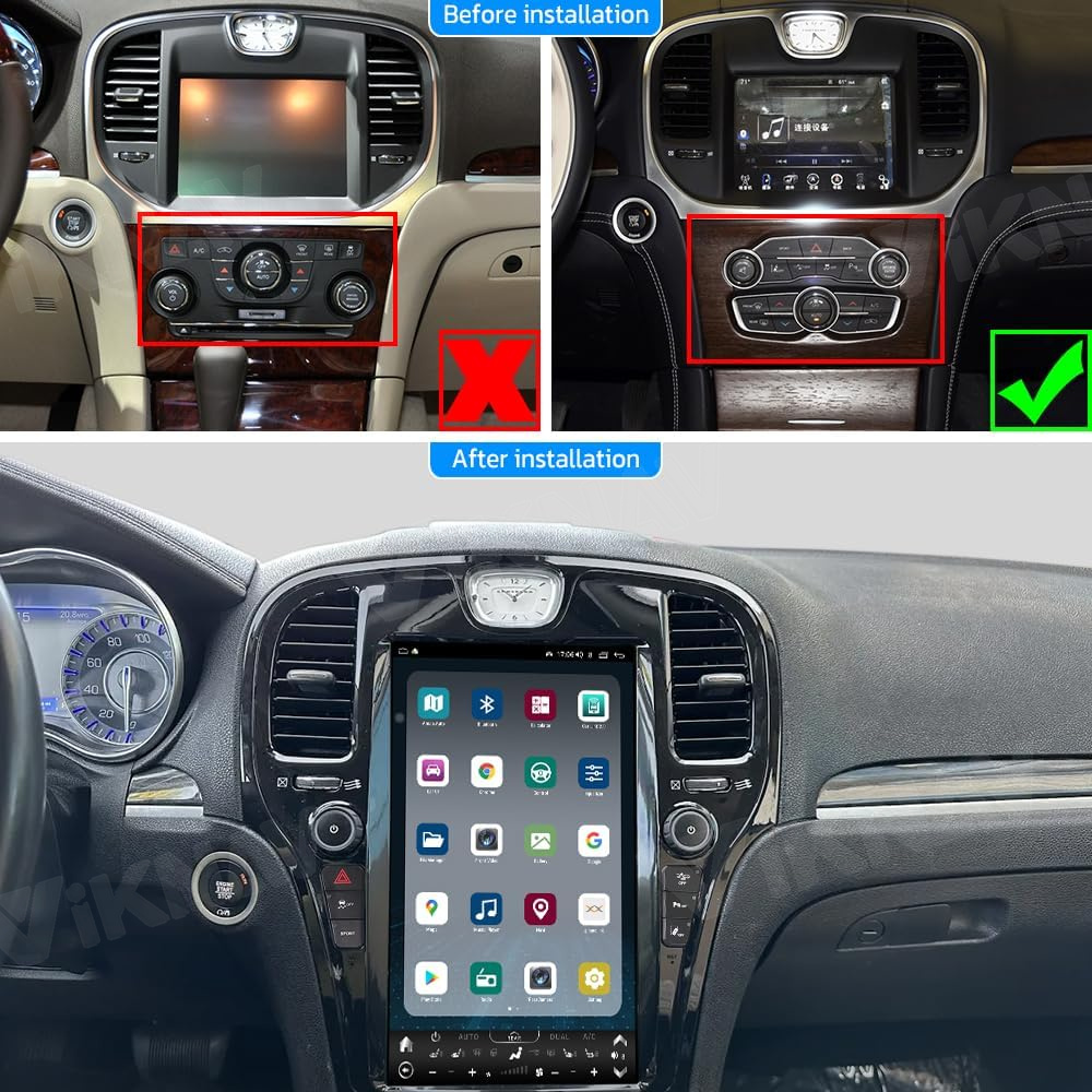 Viknav Ship From USA Android Car Radio for Chrysler 300C Car Multimedia ...